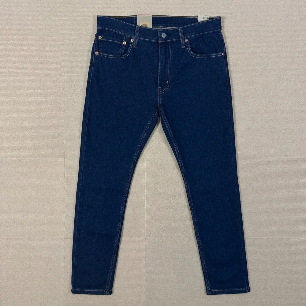 Levi's 512 Jeans NWT Mens 32x29 Slim Taper Dark Wash Stretch Denim (Tag 32x30)